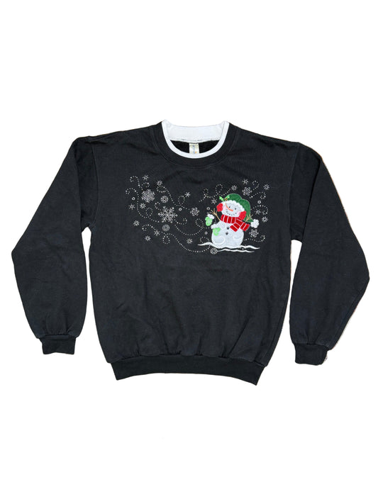 Vintage Morning Sun Snowman Crewneck