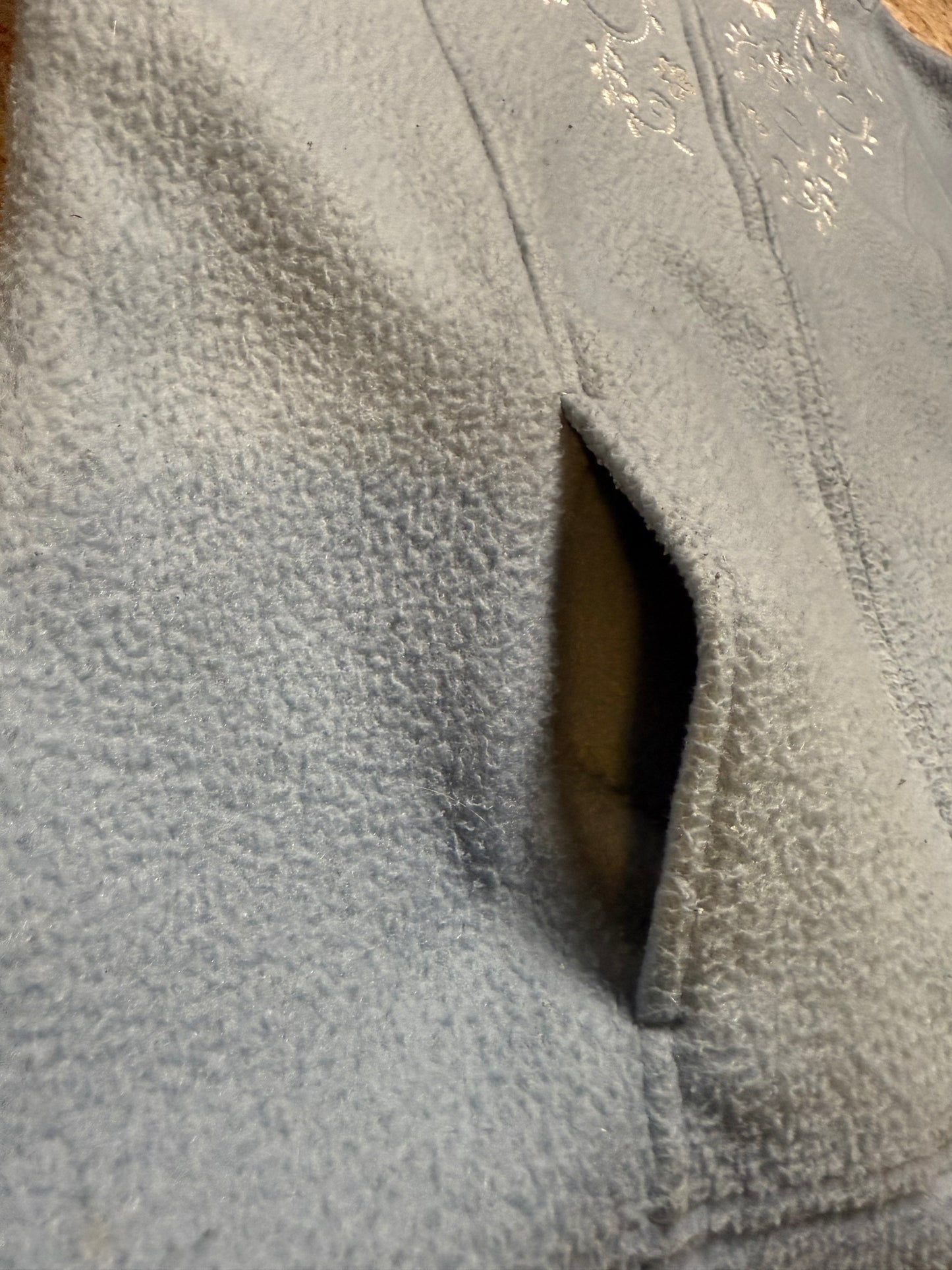 Vintage Alfred Dunner Floral Full Zip Fleece Sweater