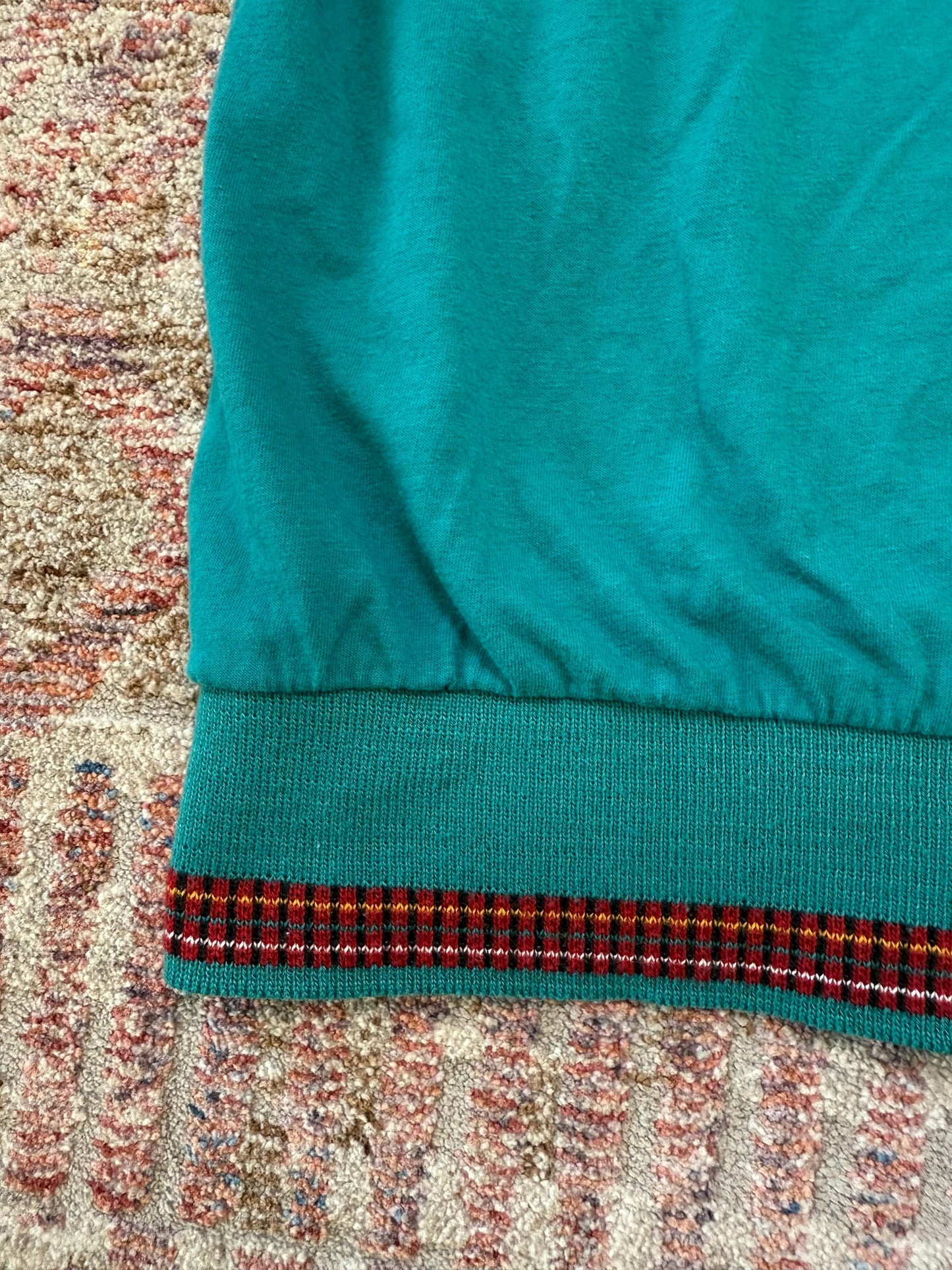 Vintage Plaid Lined T-Shirt