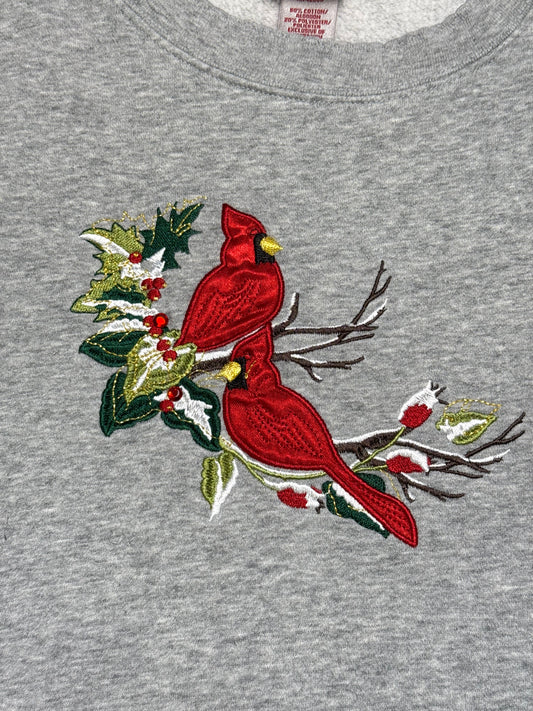Holiday Editions Cardinal Crewneck