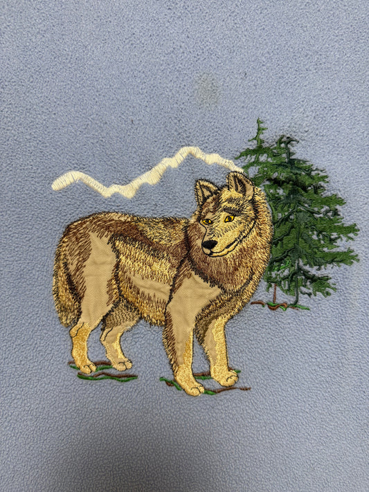 Vintage Wolf Fleece Sweater Crewneck