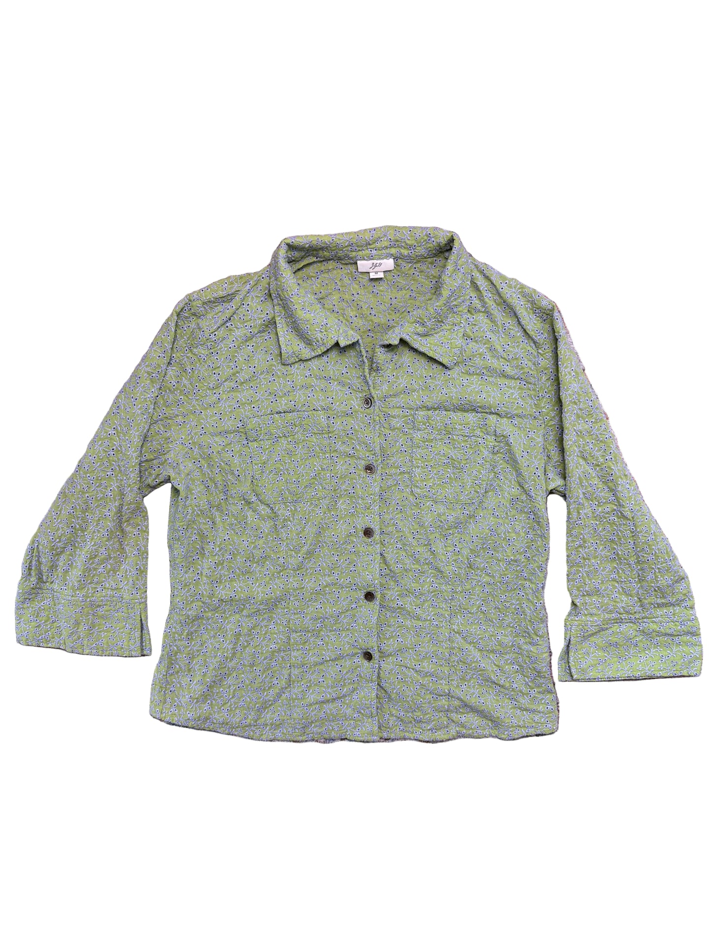 J Jill Floral Blouse