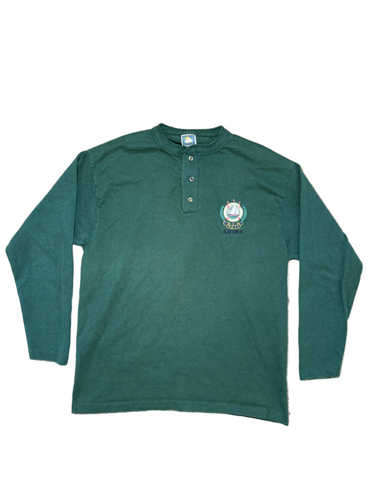 Vintage Aruba Sail Collared Shirt