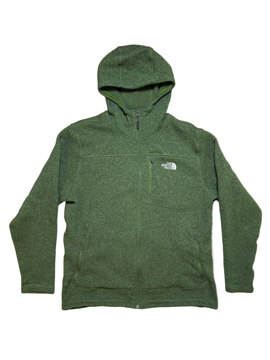 North Face Green Fleece Hoodie