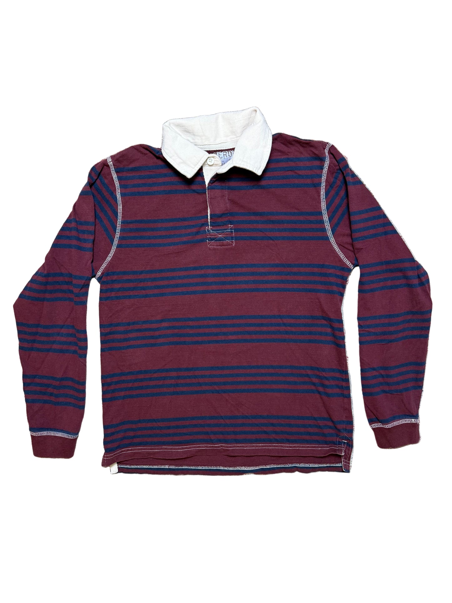 Y2K 82 Zero Long Sleeve Striped Polo