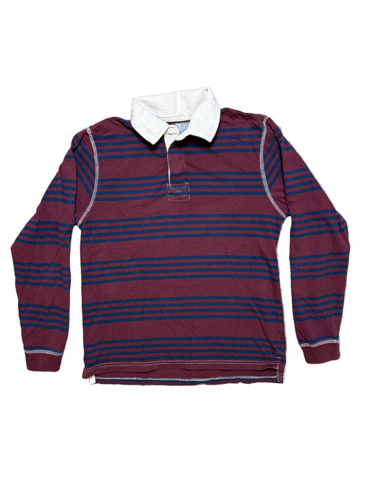 Y2K 82 Zero Long Sleeve Striped Polo
