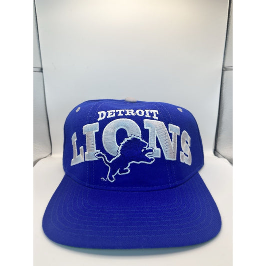 Vintage Detroit Lions Big Logo NFL Tri Power Snapback