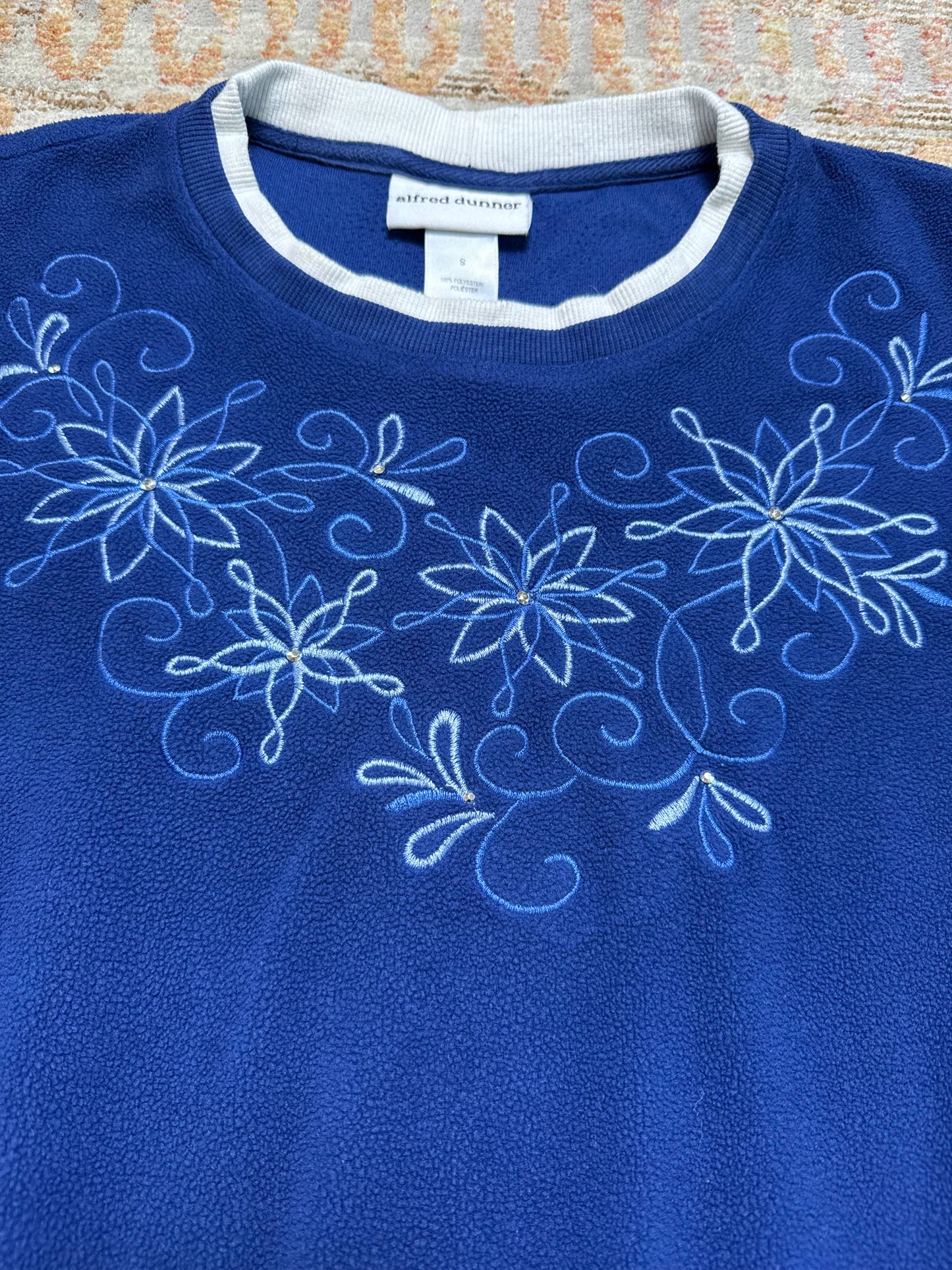 Alfred Dunner Granny Floral Fleece