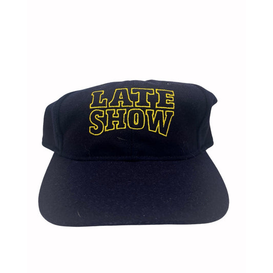 Late Night With David Letterman Vintage Fitted Cap 7 1/4 Rare Promo