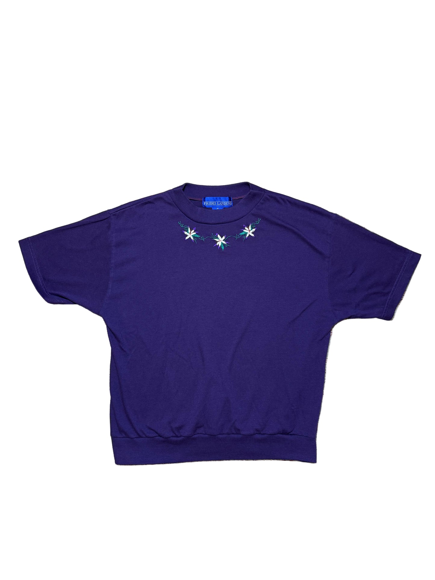 Vintage Purple Floral Shirt