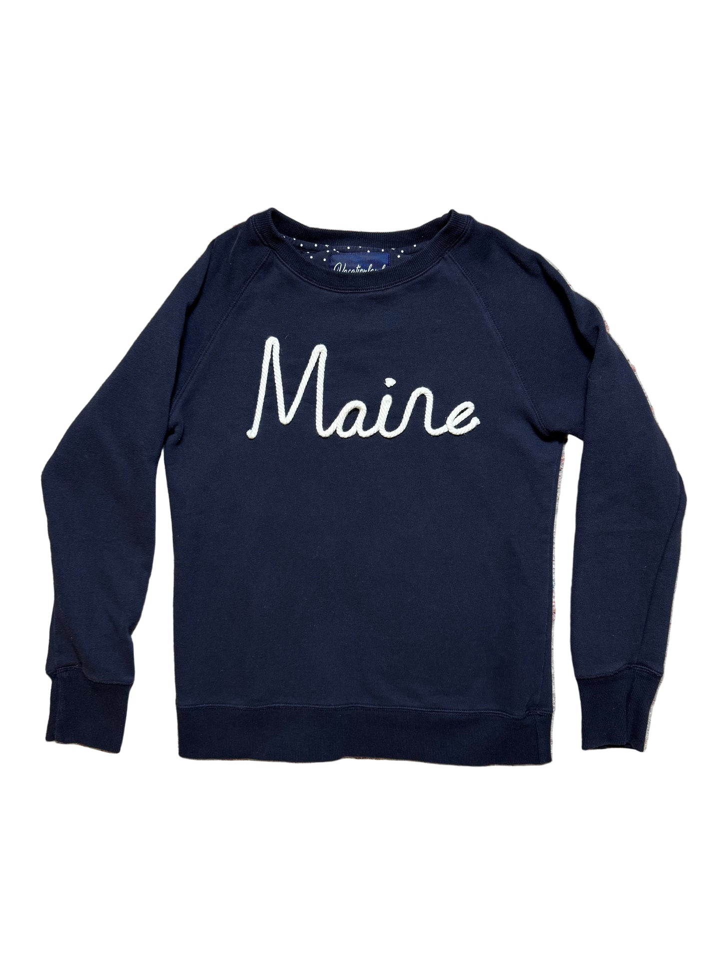 Maine Rope Style Lettering Crewneck