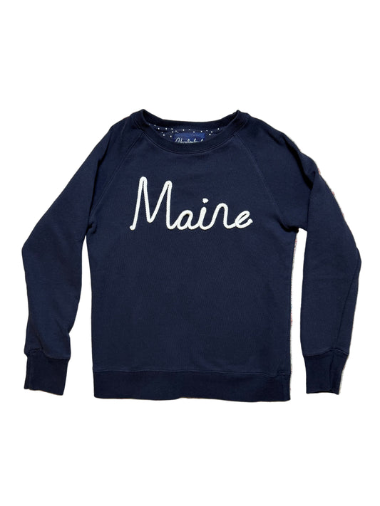 Maine Rope Style Lettering Crewneck