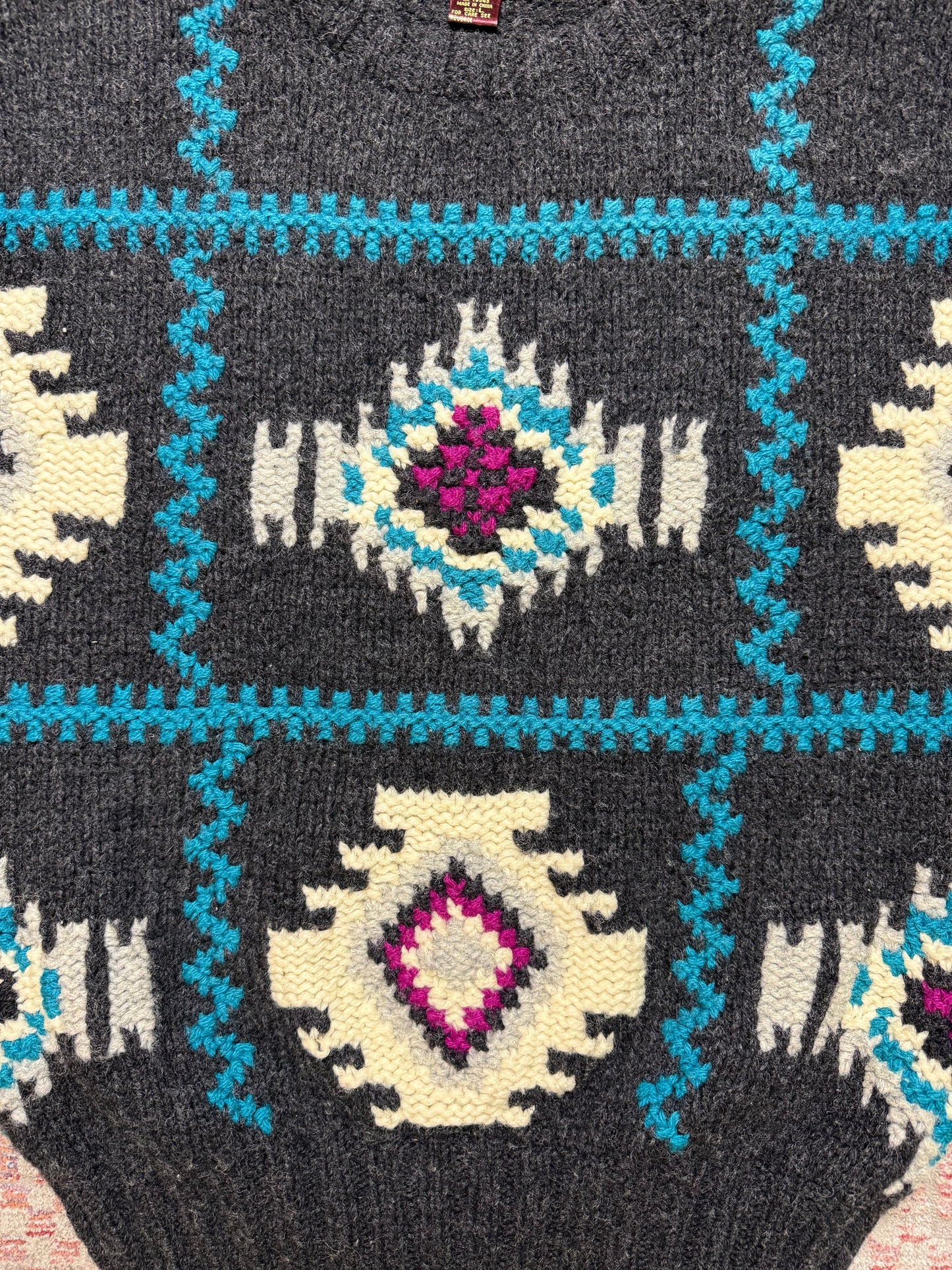 Vintage Arbor Way Tribal Sweater
