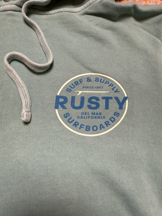 Rusty Surfboards Del Mar CA Hoodie