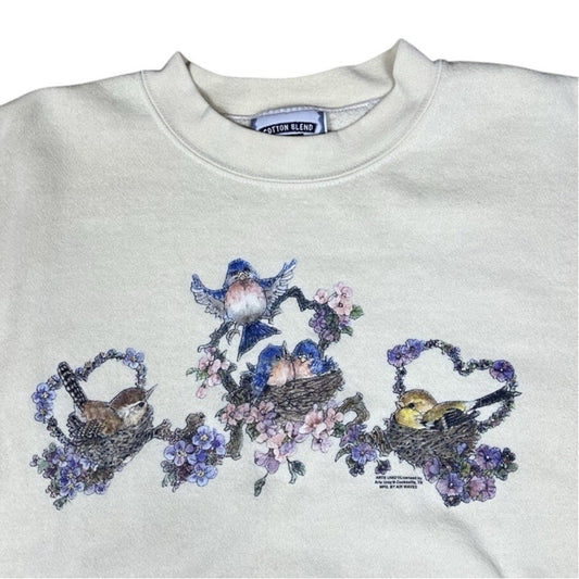 Vintage Granny Floral Sweater