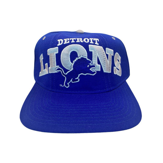 Vintage Detroit Lions Big Logo NFL Tri Power Snapback