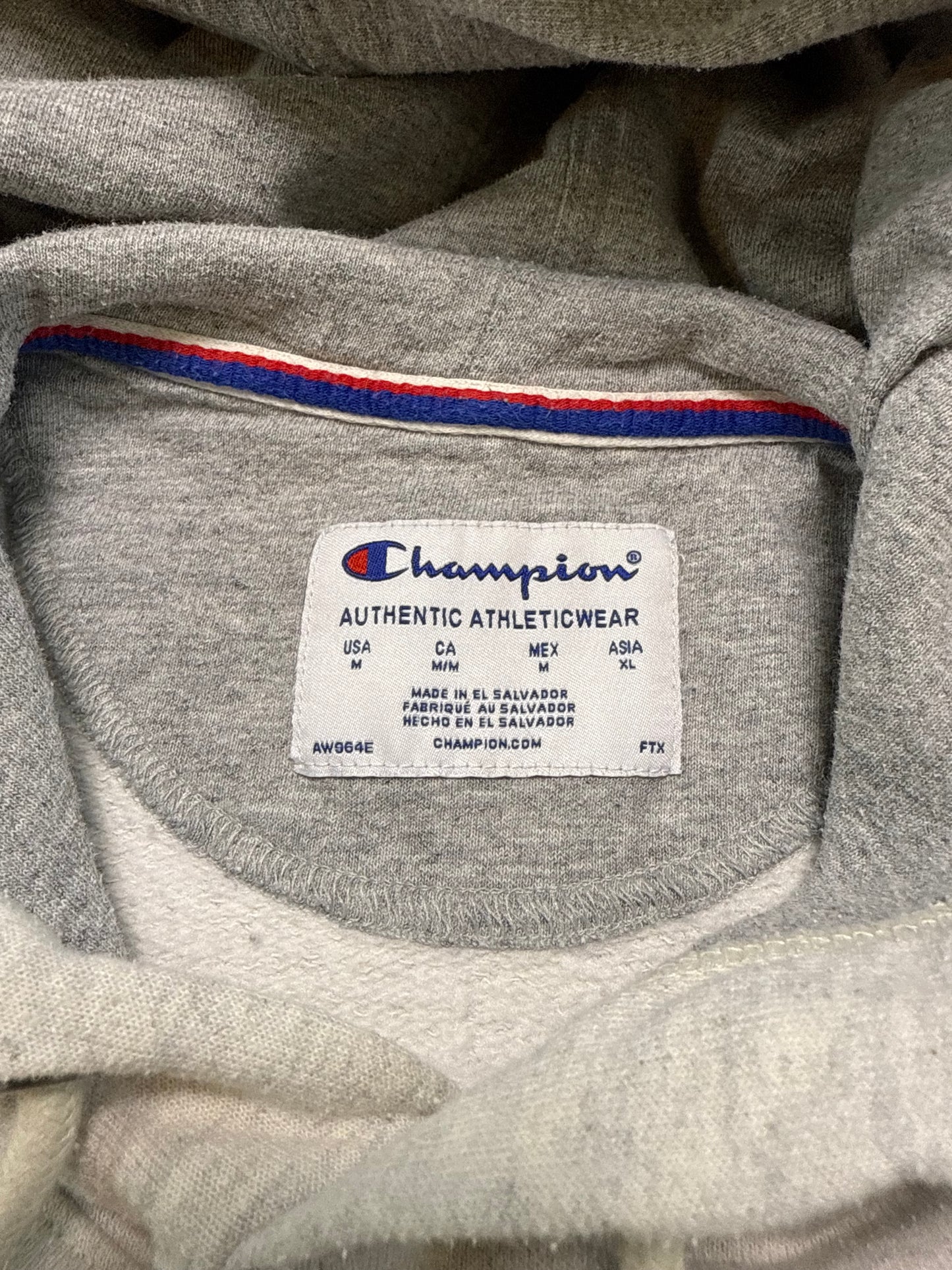 Champion Spelled Out Logo Hoodie