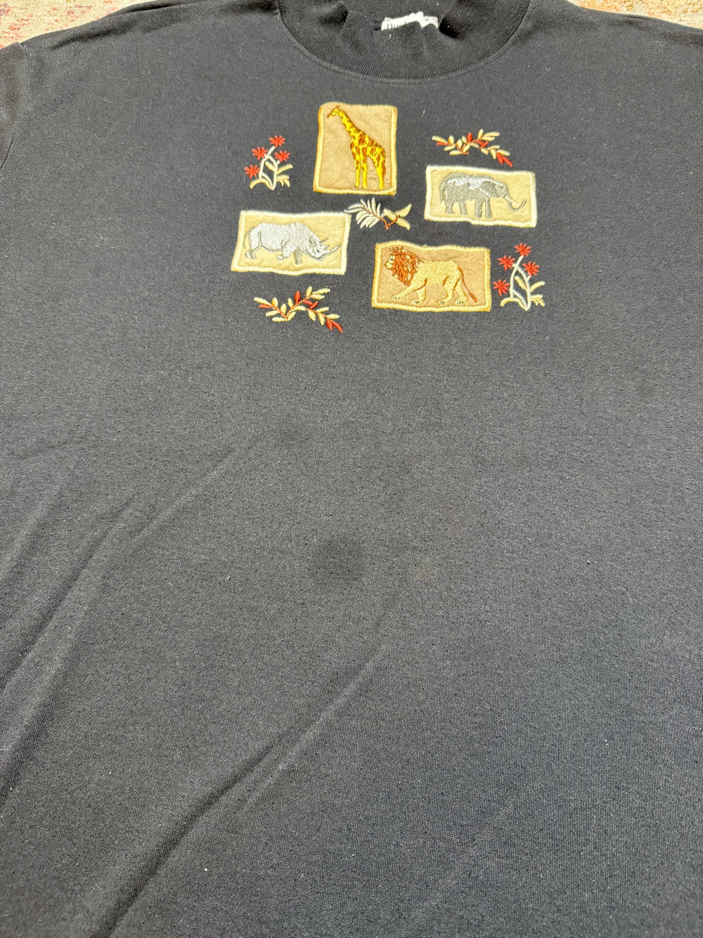 Vintage Safari Animal Long Sleeve T-Shirt