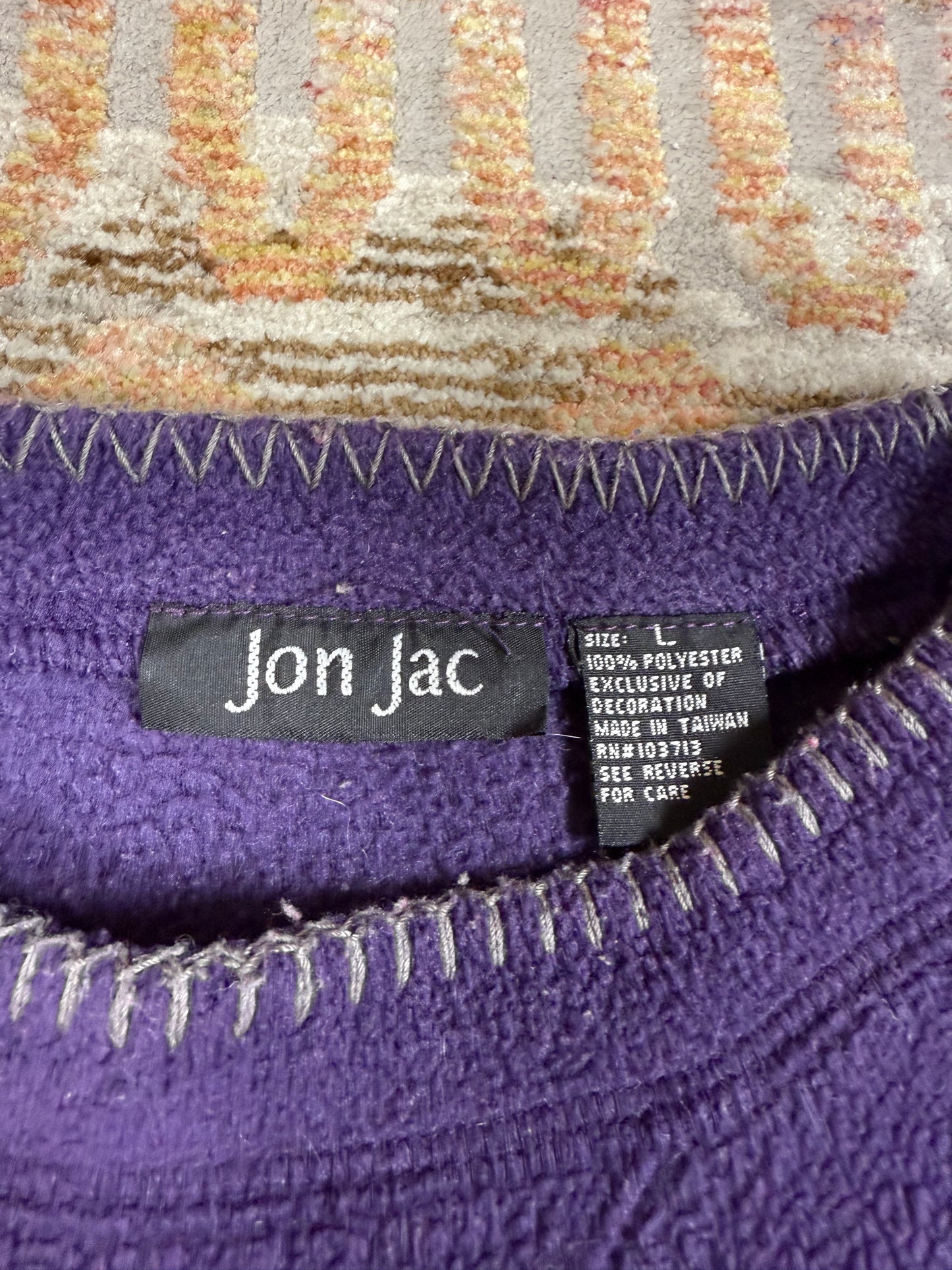 Vintage Jon Jac Granny Fleece