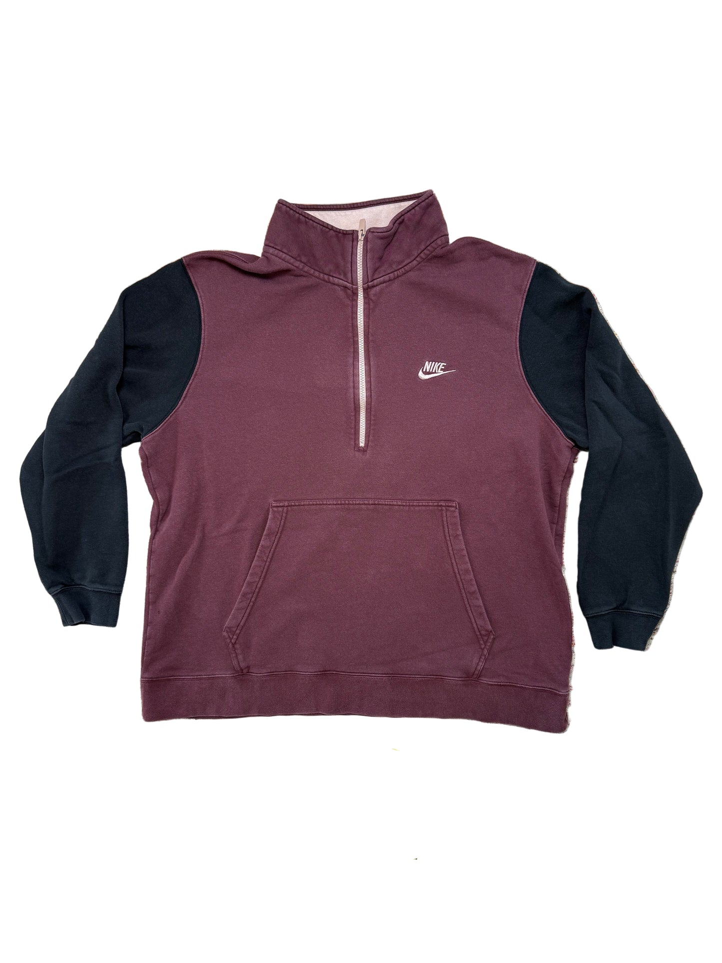 Nike Color Block 1/2 Zip Crewneck