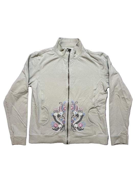 Vintage Full Zip Embroidered Jacket