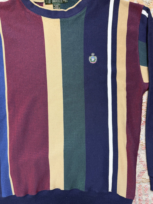 Vintage Knights Round Table Striped Shirt