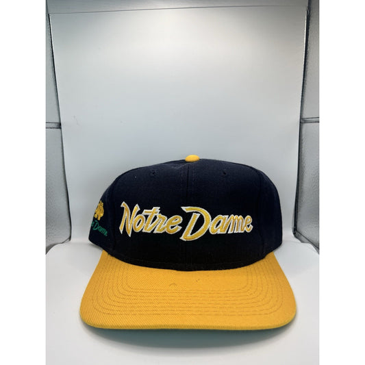 Vintage Notre Dame Sports Specialties Script Snapback