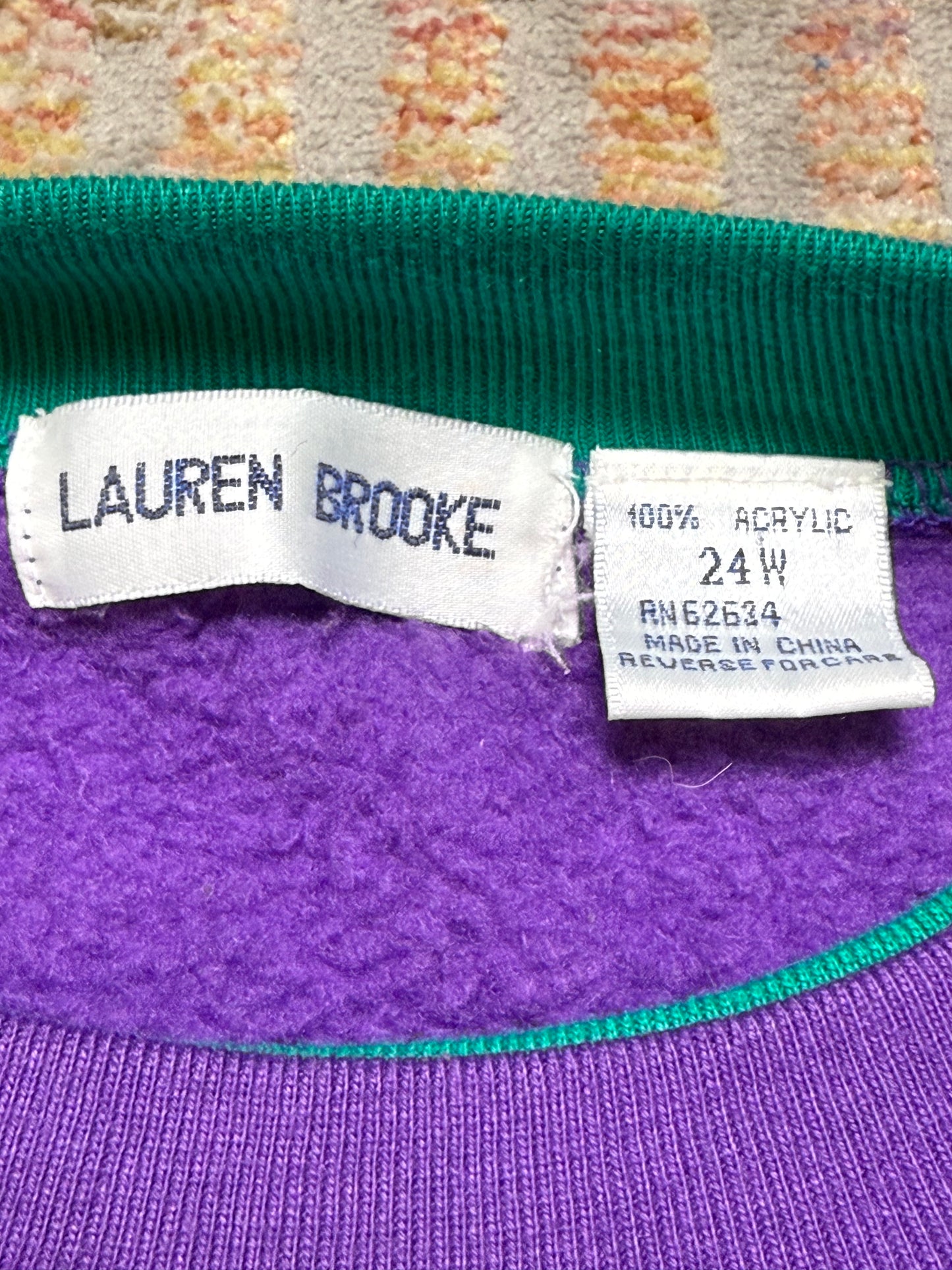 Vintage Lauren Brooke Bear Crewneck