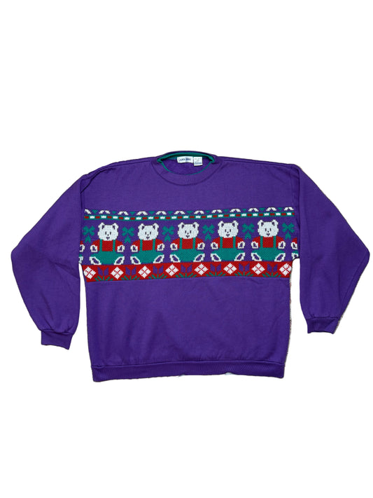 Vintage Lauren Brooke Bear Crewneck
