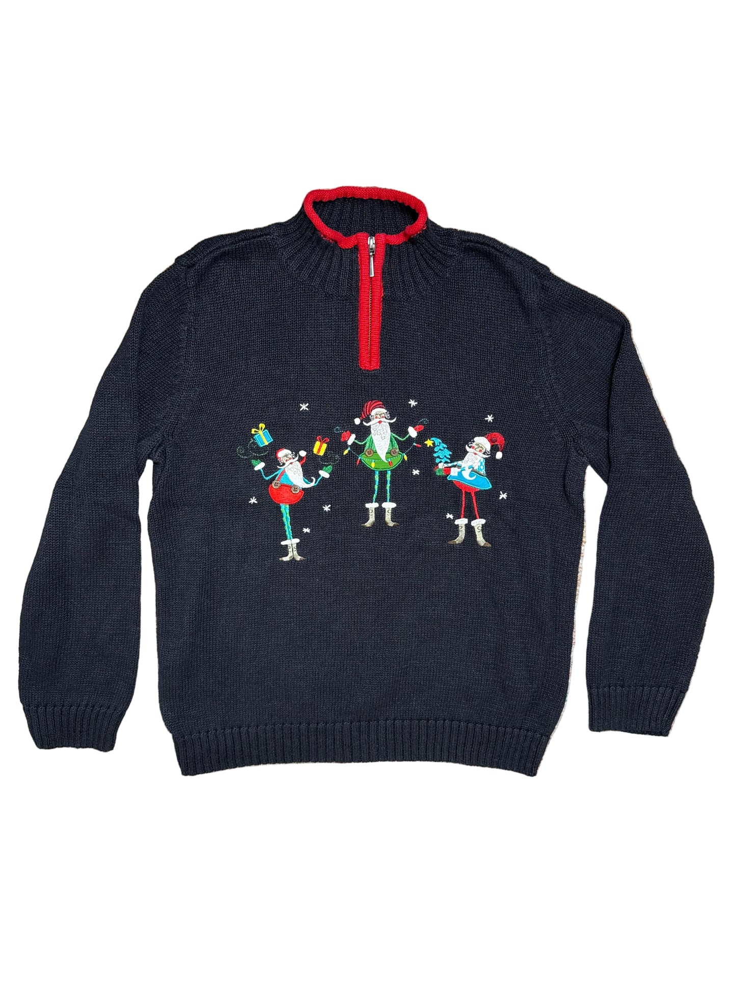 Vintage Christopher & Banks Elf 1/4 Zip Sweater