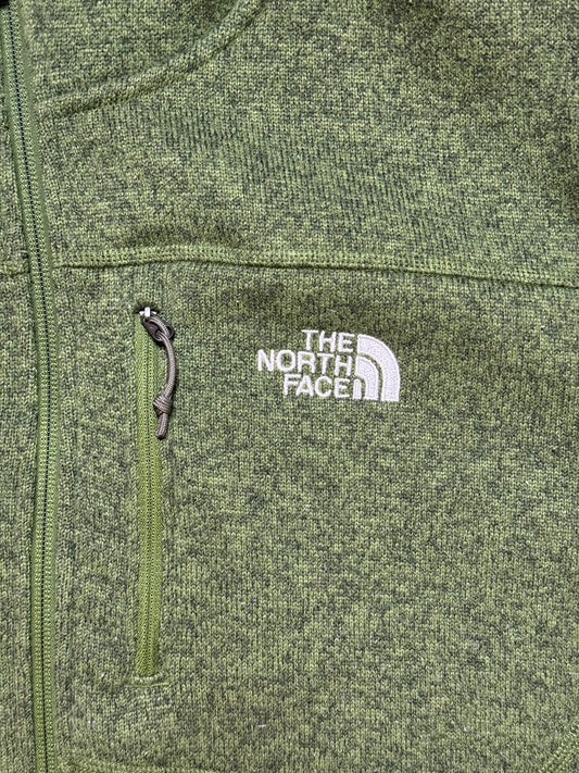 North Face Green Fleece Hoodie