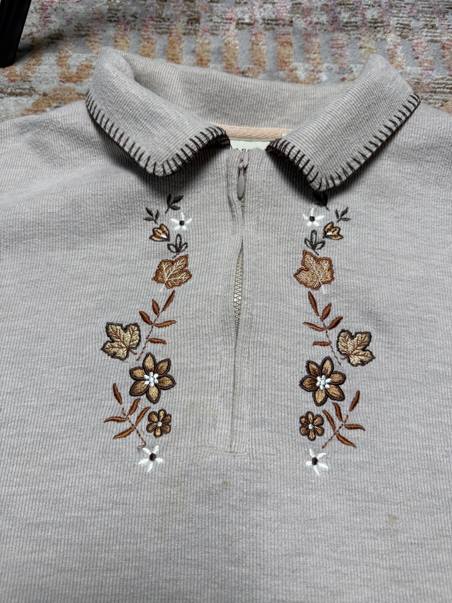 Vintage Classic Elements Embroidered Long Sleeve