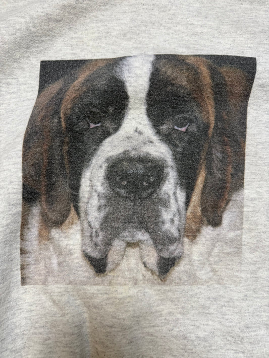 Vintage St. Bernard Photo Crewneck