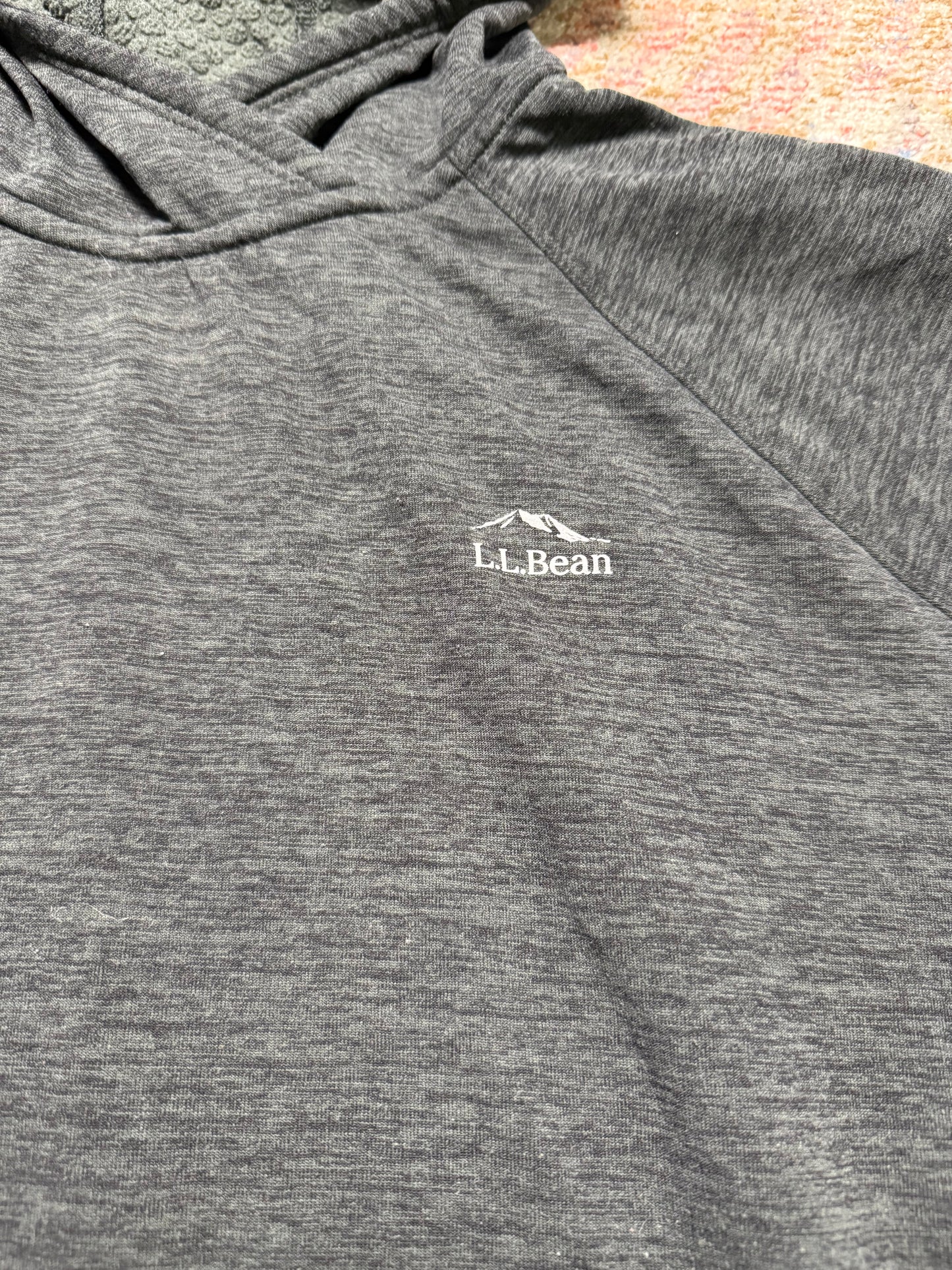 LL Bean Dark Heather Grey Hoodie