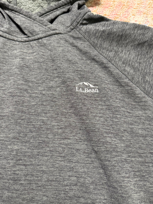 LL Bean Dark Heather Grey Hoodie