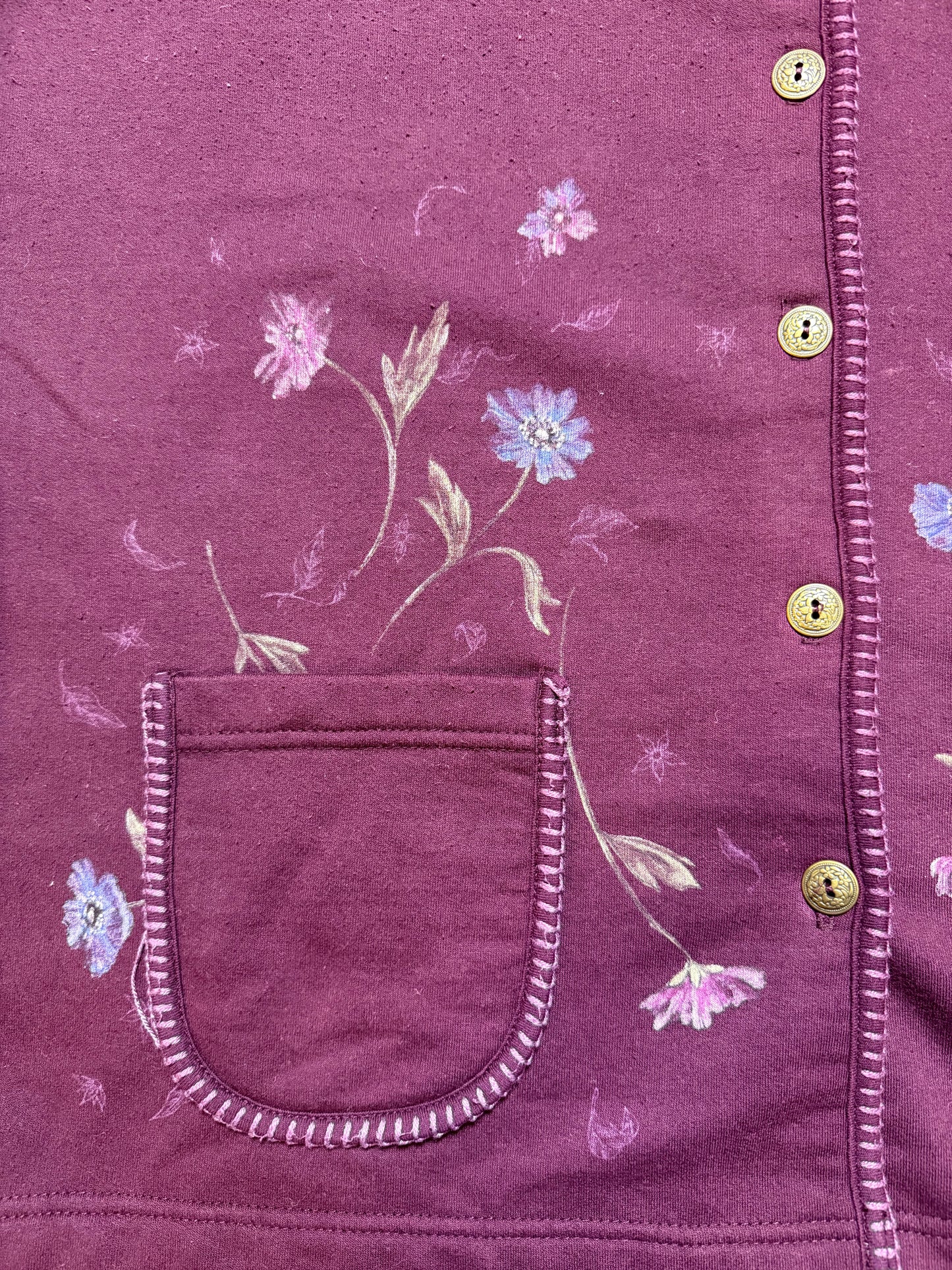 Northern Reflections Button Up Sweatshirt Cardigan