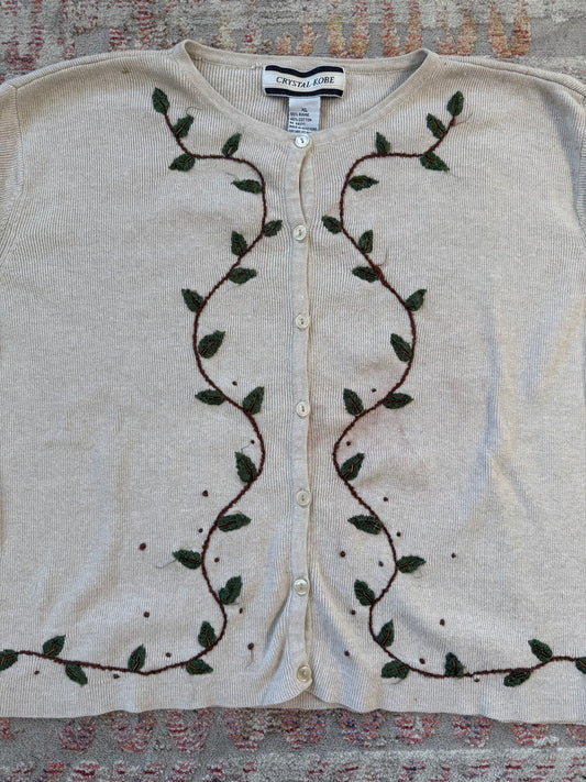 Vine Button Up Sweater