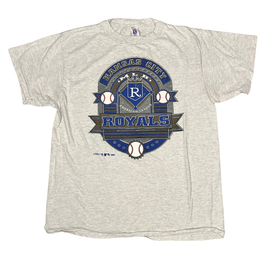 Vintage 1996 Kansas City Royals Logo 7 Tee