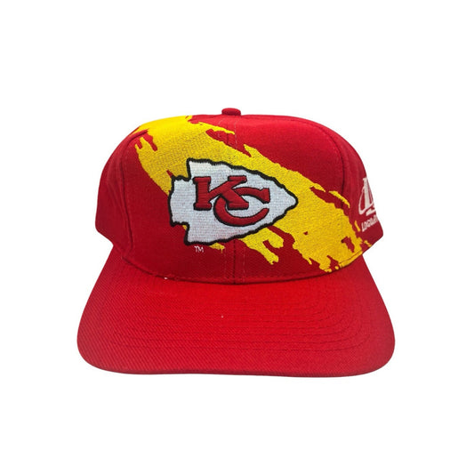 Vintage Logo Athletic Kansas City Chiefs Splash Snapback Hat