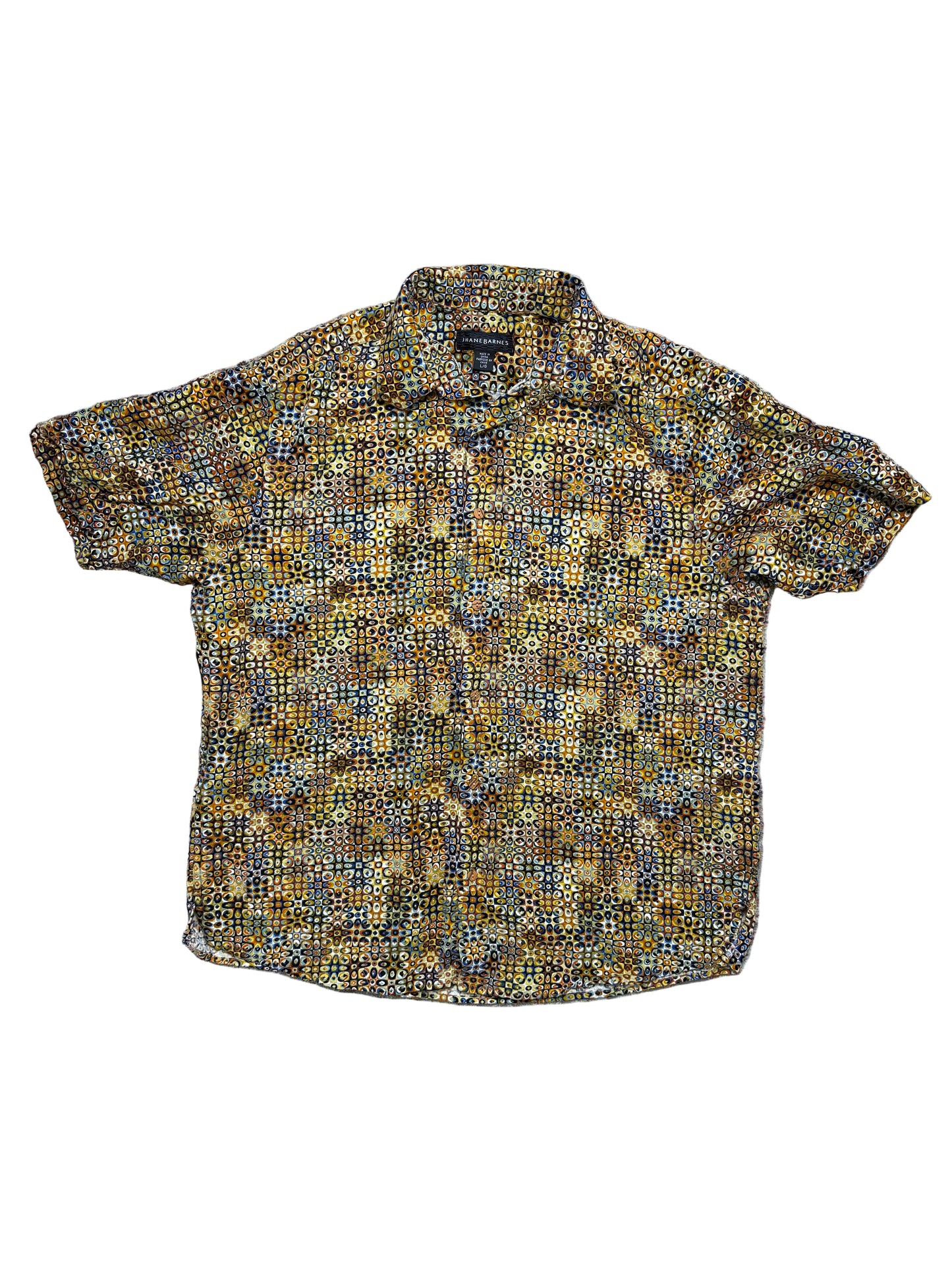 Jhane Barnes Funky Print Dress Shirt