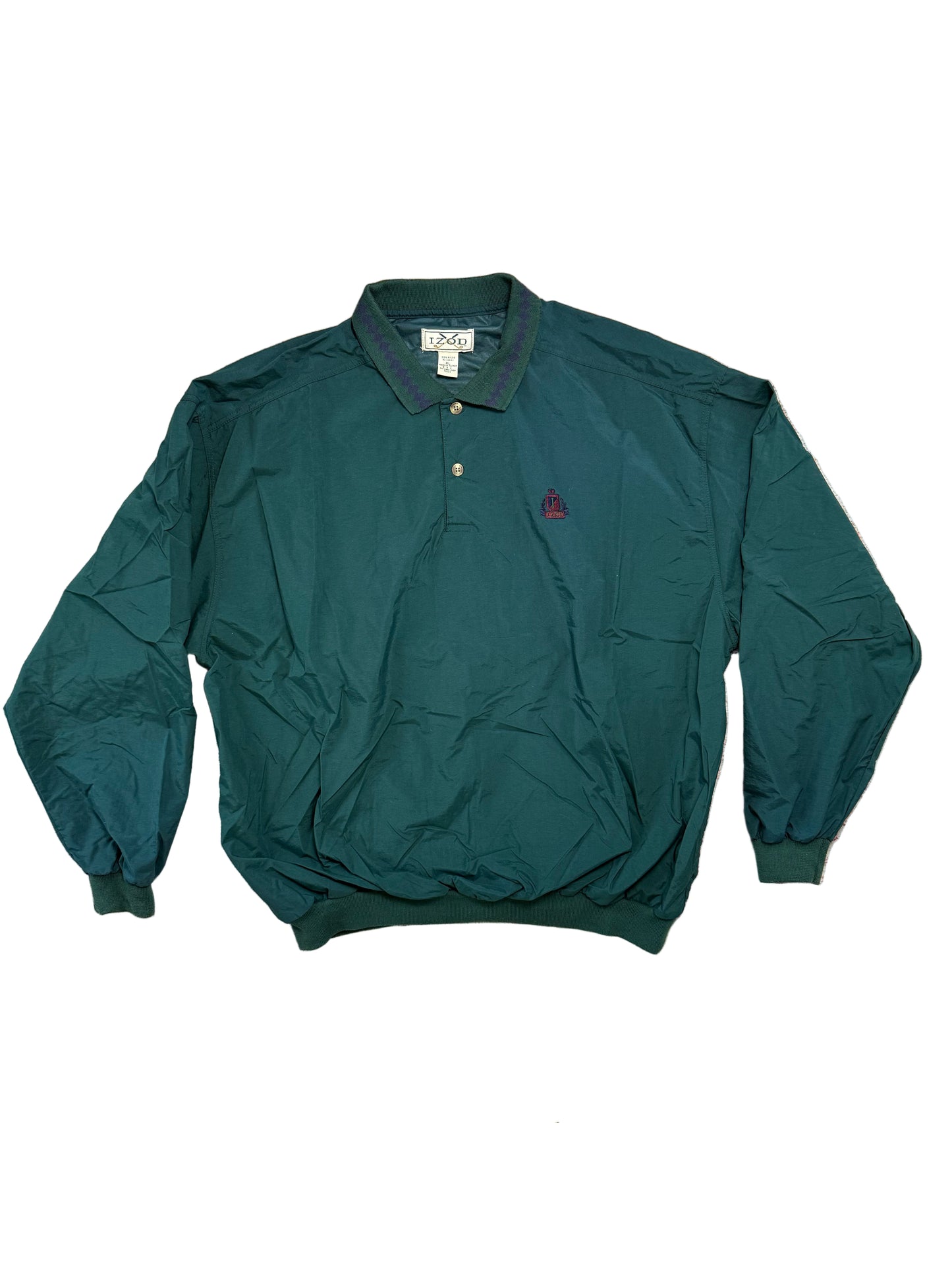 Vintage Izod 1/4 Button Windbreaker