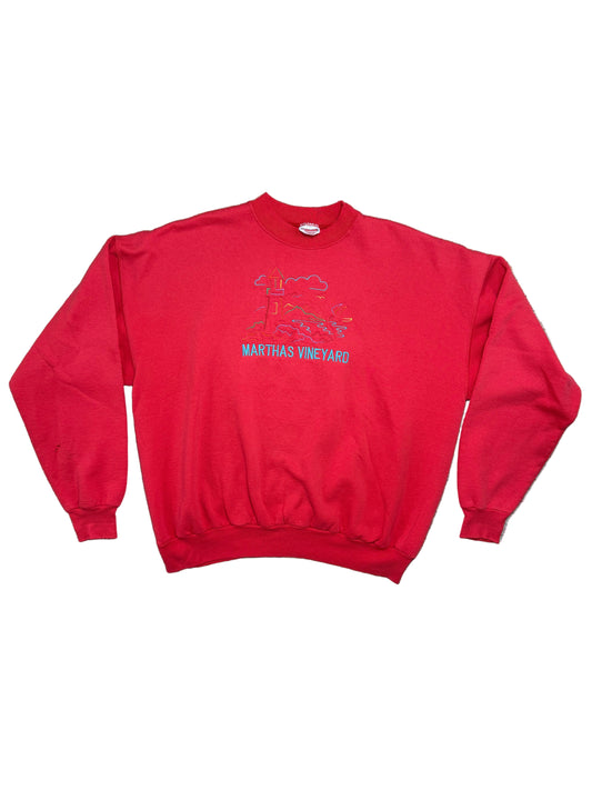 Vintage Martha’s Vineyard Embroidered Crewneck