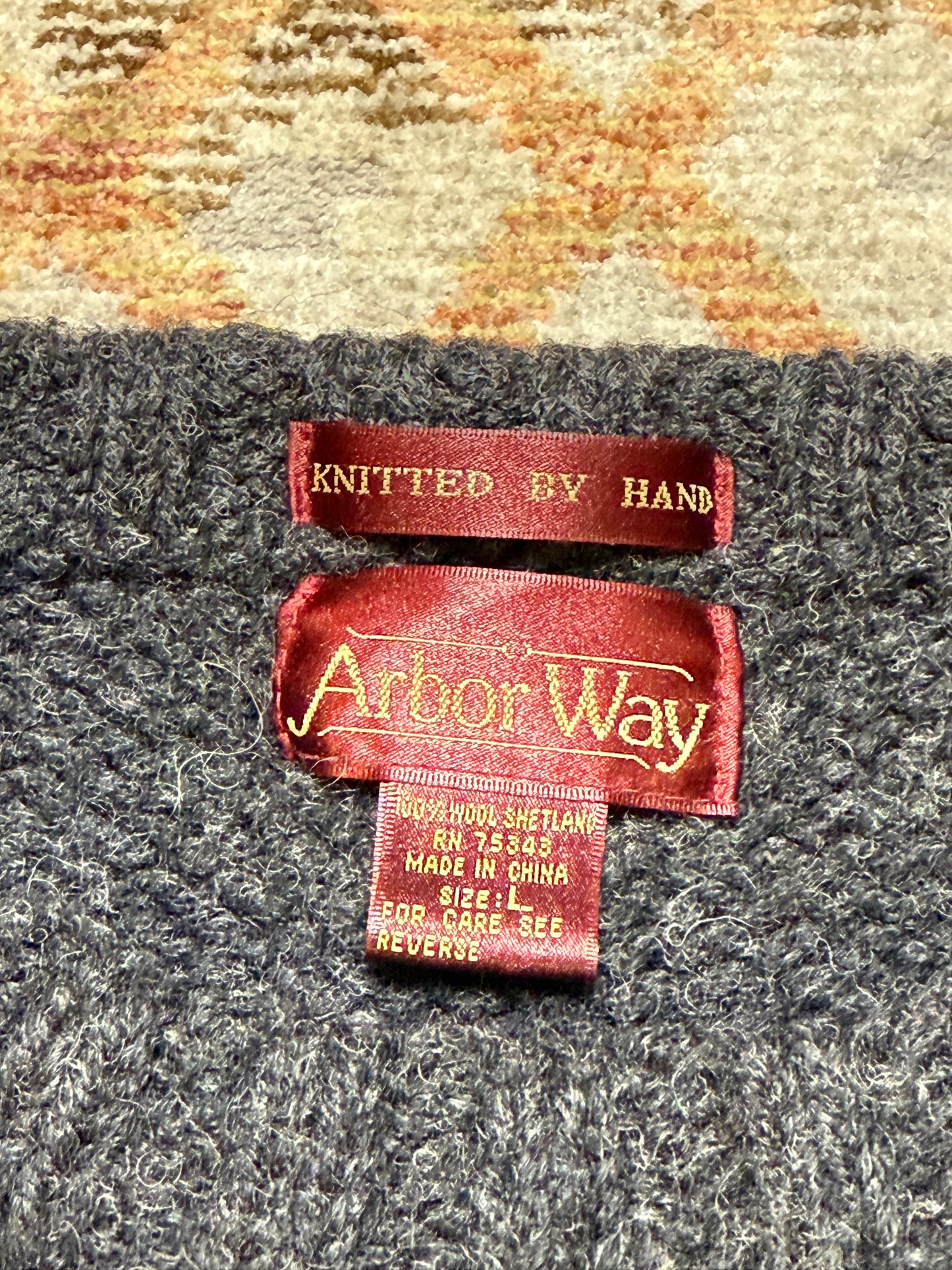 Vintage Arbor Way Tribal Sweater