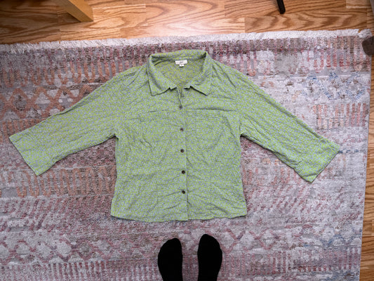 J Jill Floral Blouse