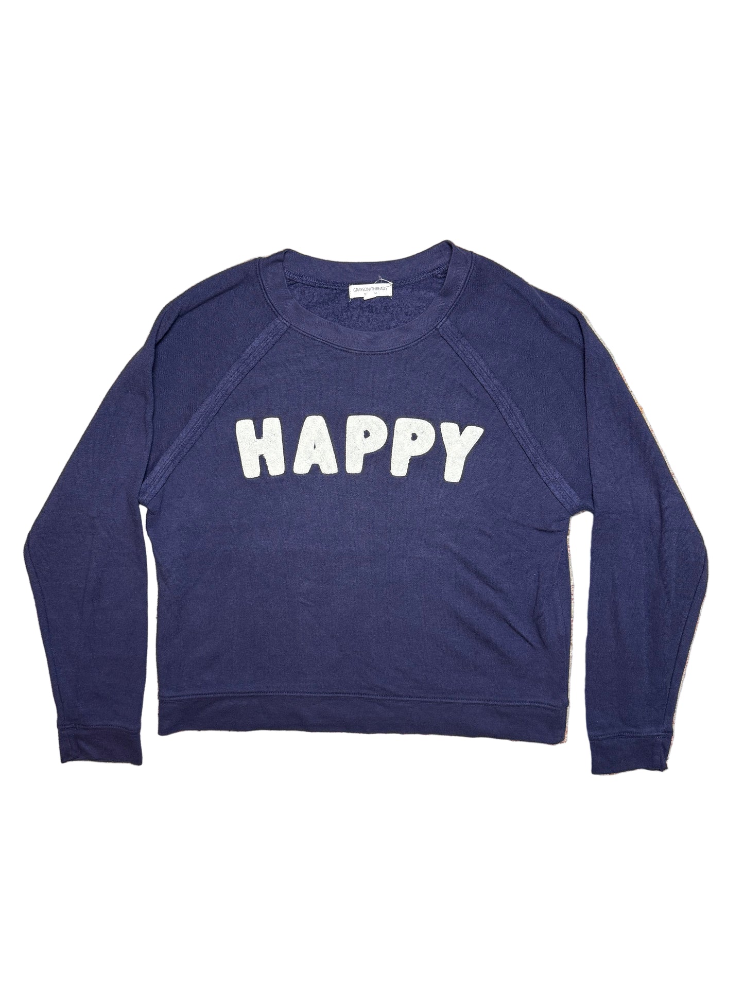 Happy Textured Crewneck