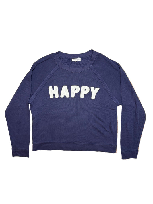 Happy Textured Crewneck