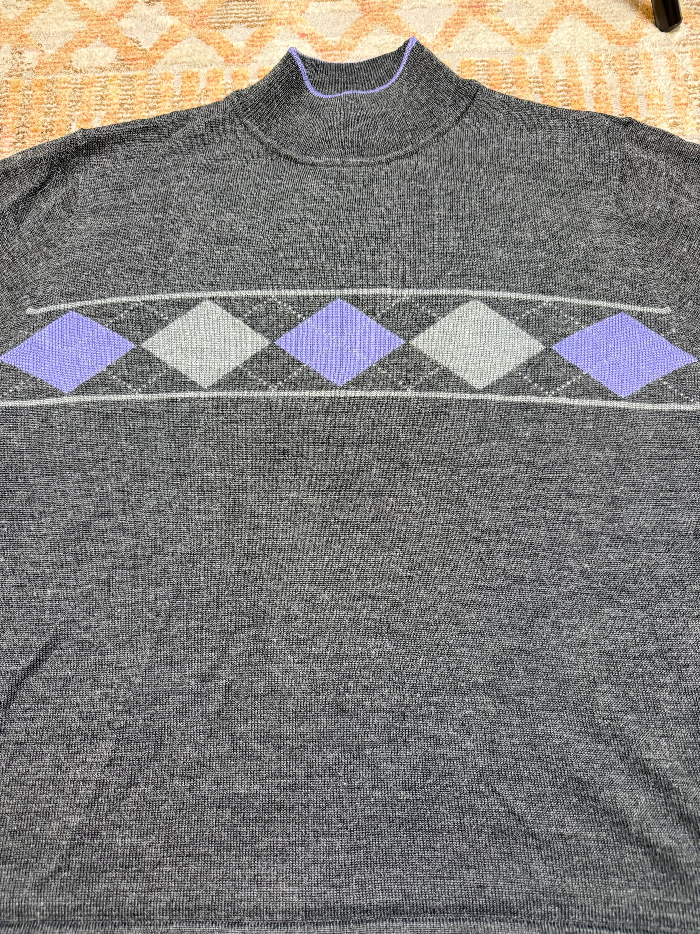 Tahari Diamond Sleeveless Womens Sweater