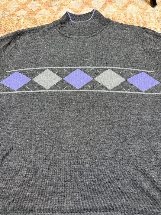 Tahari Diamond Sleeveless Womens Sweater