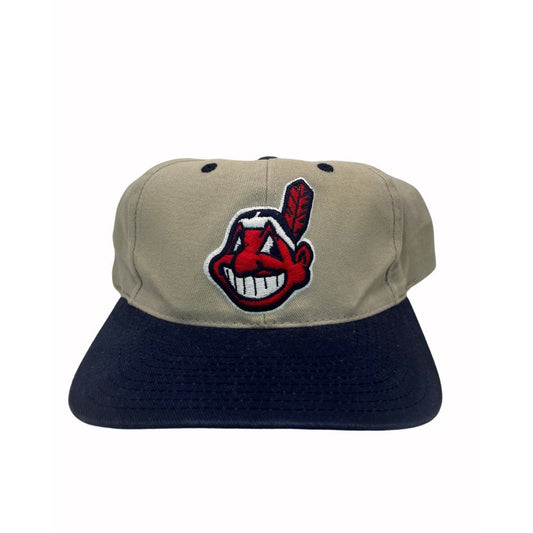 Vintage 90s Cleveland Indians MLB Velcroback Hat