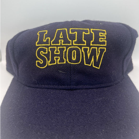 Late Night With David Letterman Vintage Fitted Cap 7 1/4 Rare Promo